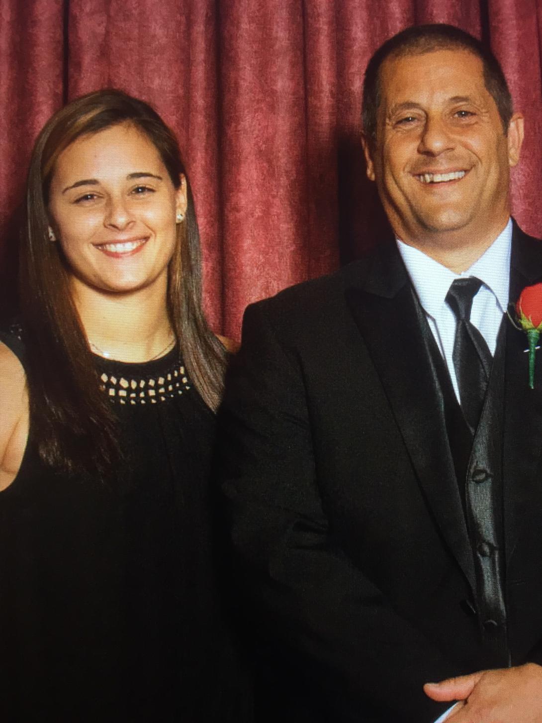 Michael Salomone with his daughter Maggie