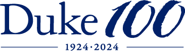 Duke 100 logo 1924 to 2024
