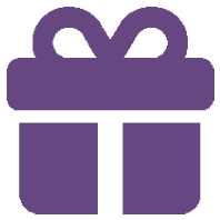 gift purple logo